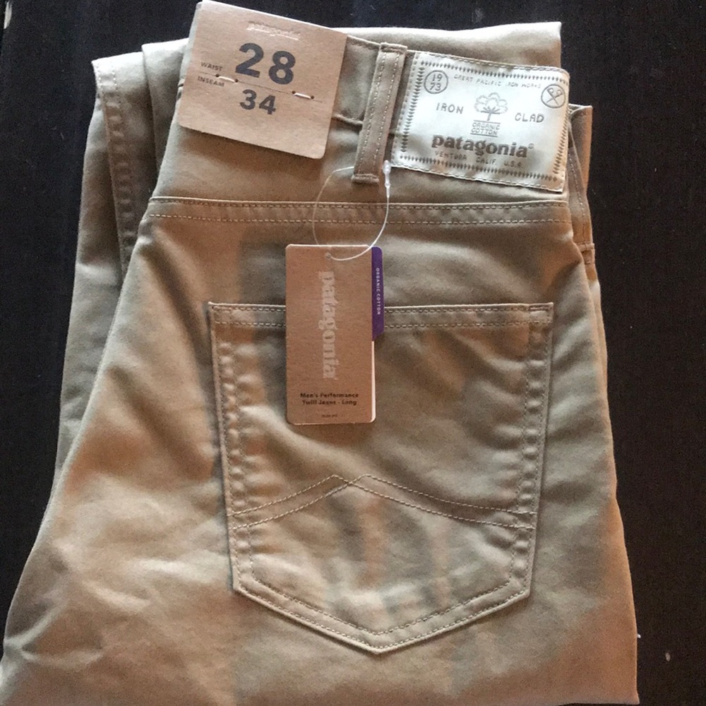 Patagonia men’s performance twill jeans - long